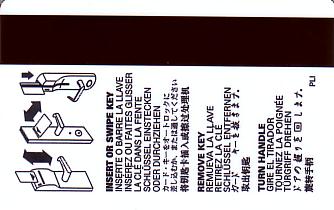 Hotel Keycard Crowne Plaza Generic Back