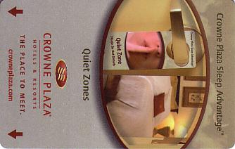 Hotel Keycard Crowne Plaza Generic Front