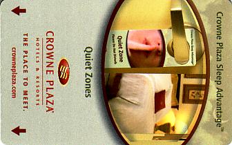 Hotel Keycard Crowne Plaza Generic Front