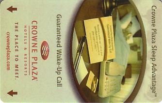 Hotel Keycard Crowne Plaza Generic Front