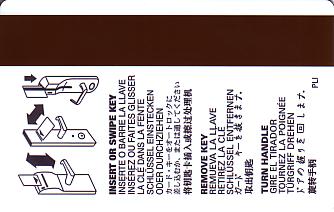 Hotel Keycard Crowne Plaza Generic Back