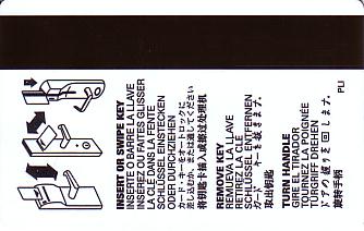 Hotel Keycard Crowne Plaza Generic Back