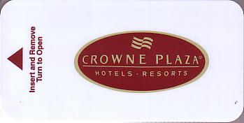 Hotel Keycard Crowne Plaza Generic Front