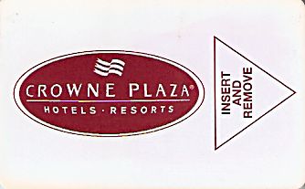 Hotel Keycard Crowne Plaza Generic Front
