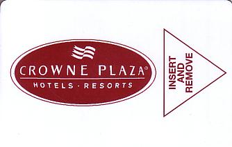 Hotel Keycard Crowne Plaza Generic Front