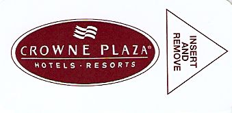 Hotel Keycard Crowne Plaza Generic Front
