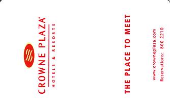 Hotel Keycard Crowne Plaza Abu Dhabi United Arab Emirates Front