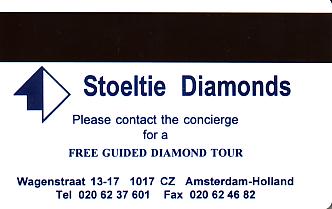 Hotel Keycard Crowne Plaza Amsterdam Netherlands Back