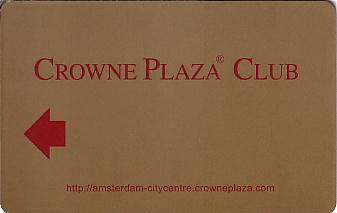 Hotel Keycard Crowne Plaza Amsterdam Netherlands Front