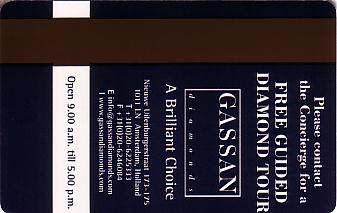 Hotel Keycard Crowne Plaza Amsterdam Netherlands Back