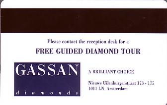 Hotel Keycard Crowne Plaza Amsterdam Netherlands Back