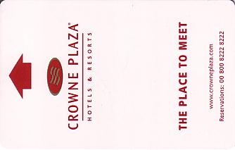 Hotel Keycard Crowne Plaza Amsterdam Netherlands Front