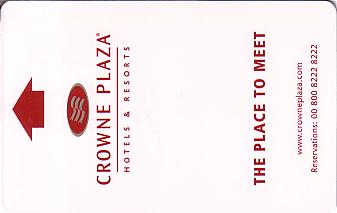 Hotel Keycard Crowne Plaza Amsterdam Netherlands Front