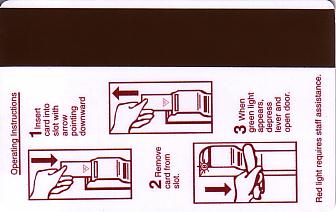 Hotel Keycard Crowne Plaza Atlanta U.S.A. Back