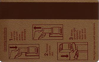 Hotel Keycard Crowne Plaza Atlanta U.S.A. Back
