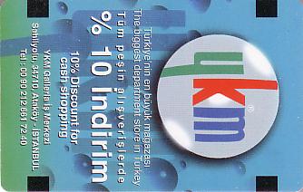 Hotel Keycard Crowne Plaza Istanbul Turkey Front