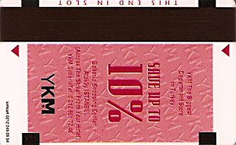 Hotel Keycard Crowne Plaza Istanbul Turkey Back
