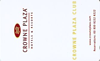 Hotel Keycard Crowne Plaza Paris France Front