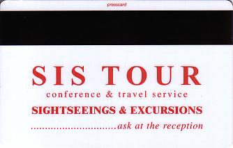Hotel Keycard Crowne Plaza Prague Czech Republic Back