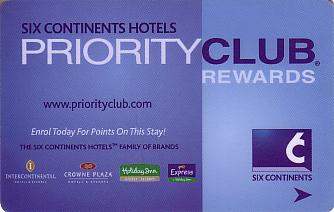 Hotel Keycard Crowne Plaza Sydney Australia Front