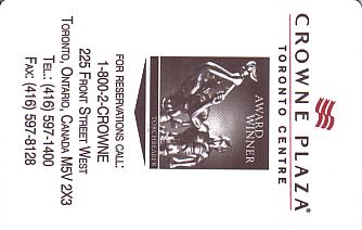 Hotel Keycard Crowne Plaza Toronto Canada Front