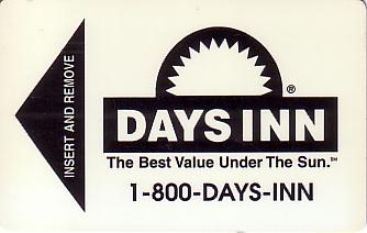 Hotel Keycard Days Inn Generic Front