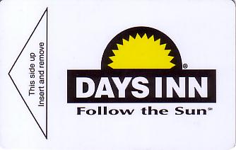 Hotel Keycard Days Inn Generic Front