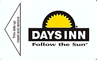 Hotel Keycard Days Inn Generic Front