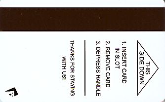 Hotel Keycard Days Inn Generic Back