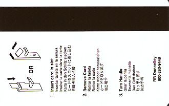 Hotel Keycard Days Inn Generic Back