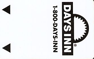 Hotel Keycard Days Inn Generic Front