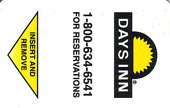 Hotel Keycard Days Inn Generic Front