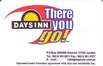 Hotel Keycard Days Inn Amman Jordan Front