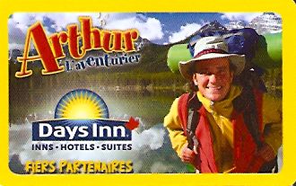 Hotel Keycard Days Inn  Canada Front
