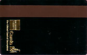 Hotel Keycard Disney Hotels Disneyland U.S.A. Back