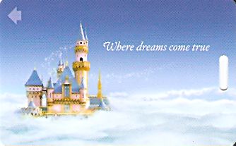 Hotel Keycard Disney Hotels Disneyland U.S.A. Front
