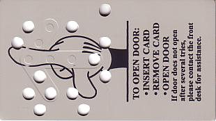 Hotel Keycard Disney Hotels Disneyland U.S.A. Front