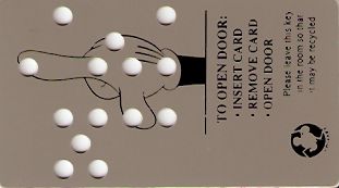 Hotel Keycard Disney Hotels Disneyland U.S.A. Front