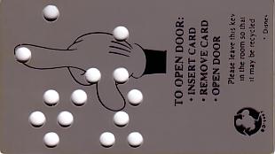 Hotel Keycard Disney Hotels Disneyland U.S.A. Front