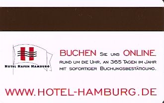 Hotel Keycard Disney Hotels Hamburg Germany Back