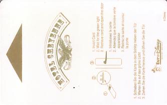 Hotel Keycard Disney Hotels Paris France Front