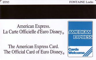 Hotel Keycard Disney Hotels Paris France Back