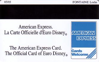 Hotel Keycard Disney Hotels Paris France Back