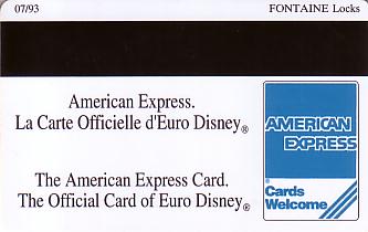 Hotel Keycard Disney Hotels Paris France Back