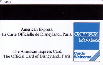 Hotel Keycard Disney Hotels Paris France Back