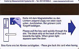 Hotel Keycard Dorint Generic Back