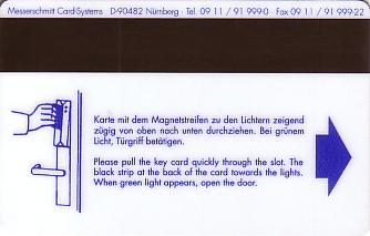 Hotel Keycard Dorint Generic Back