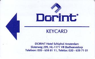 Hotel Keycard Dorint Amsterdam Netherlands Front