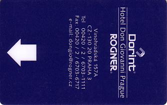 Hotel Keycard Dorint Prague Czech Republic Front
