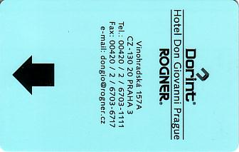 Hotel Keycard Dorint Prague Czech Republic Front